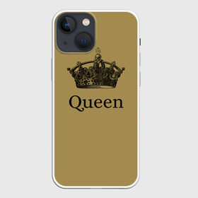 Чехол для iPhone 13 mini с принтом Фредди Меркьюри ,  |  | queen | корона | рок | рок группа | фредди меркьюри.