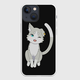 Чехол для iPhone 13 mini с принтом Re:Zero ,  |  | anime | cat | cats | glitch | japan | ram | re | rem | rezero | senpai | subaru | waifu | zero | анимация | аниме | вайфу | глитч | глич | кот | кошка | мультсериал | мультфильм | семпай | сенпай | сериал | япония