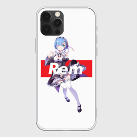 Чехол для iPhone 12 Pro Max с принтом ReZero , Силикон |  | Тематика изображения на принте: anime | glitch | japan | ram | re | rem | rezero | senpai | subaru | waifu | zero | анимация | аниме | вайфу | глитч | глич | мультсериал | мультфильм | семпай | сенпай | сериал | япония