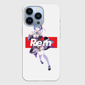 Чехол для iPhone 13 Pro с принтом Re:Zero ,  |  | anime | glitch | japan | ram | re | rem | rezero | senpai | subaru | waifu | zero | анимация | аниме | вайфу | глитч | глич | мультсериал | мультфильм | семпай | сенпай | сериал | япония