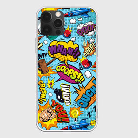 Чехол для iPhone 12 Pro Max с принтом Pop art comics , Силикон |  | Тематика изображения на принте: art | collage | comics | pattern
sticker | pop | pop art | popular | textures | арт | коллаж | комикс | паттерн | поп | поп арт | стикер | текстуры | фон