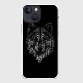 Чехол для iPhone 13 mini с принтом wolf ,  |  | wolf | арт | волк | волки | волчара | животные | картинка | рисунок