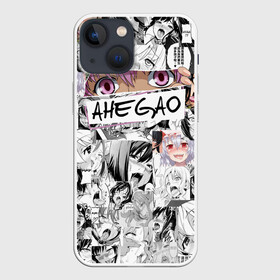 Чехол для iPhone 13 mini с принтом Ахегао. Ahegao ,  |  | ahegao | аниме | ахегао | глупое лицо | закаченные глаза