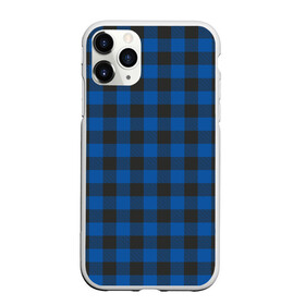 Чехол для iPhone 11 Pro Max матовый с принтом Синяя клетка , Силикон |  | cage | cage pattern | checkered ornament | ornament | pattern | print cage | tartan | клетка | клетка узор | клетчатый орнамент | орнамент | принт клетка | синяя клетка | тартан | узор | шотландка | шотландская клетка