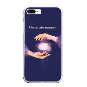 Чехол для iPhone 7Plus/8 Plus матовый с принтом Генерация энергии , Силикон | Область печати: задняя сторона чехла, без боковых панелей | волшебство | йога | магия | медитация | сила | эзотерика | энергия