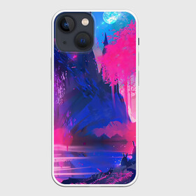 Чехол для iPhone 13 mini с принтом Неоновые Краски ,  |  | неон | неоновые краски | рисунок | фентези