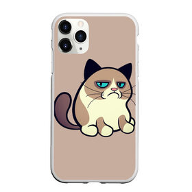 Чехол для iPhone 11 Pro матовый с принтом Великий Grumpy Cat , Силикон |  | Тематика изображения на принте: grumpy cat | арт | кот | кот grumpy cat | котёнок | кошка | недовольный кот | рисунок
