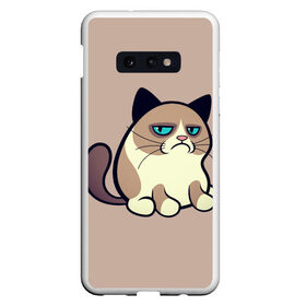 Чехол для Samsung S10E с принтом Великий Grumpy Cat , Силикон | Область печати: задняя сторона чехла, без боковых панелей | grumpy cat | арт | кот | кот grumpy cat | котёнок | кошка | недовольный кот | рисунок