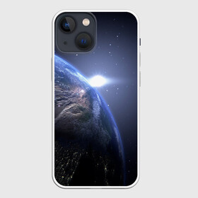 Чехол для iPhone 13 mini с принтом Earth ,  |  | cosmos | earth | planet | space | star | sun | звезда | земля | космос | планета | солнце