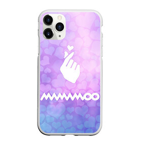 Чехол для iPhone 11 Pro матовый с принтом Mamamoo , Силикон |  | cute | heat | k pop | korean | mamamoo | жест | кпоп | мамаму | милый | сердце