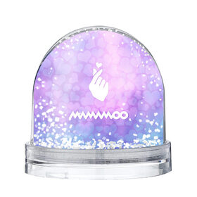 Снежный шар с принтом Mamamoo , Пластик | Изображение внутри шара печатается на глянцевой фотобумаге с двух сторон | cute | heat | k pop | korean | mamamoo | жест | кпоп | мамаму | милый | сердце