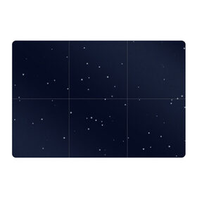Магнитный плакат 3Х2 с принтом Ночное небо , Полимерный материал с магнитным слоем | 6 деталей размером 9*9 см | звёзды | мерцание | небо | ночь | синий | сияние | тёмный | чёрный