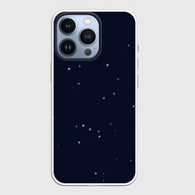 Чехол для iPhone 13 Pro с принтом Ночное небо ,  |  | звёзды | мерцание | небо | ночь | синий | сияние | тёмный | чёрный