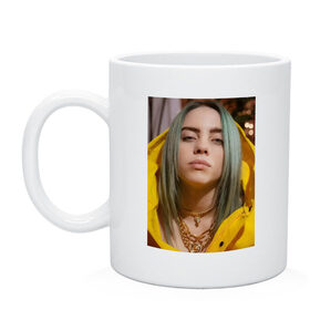 Кружка с принтом Билли Айлиш / Billie Eilish , керамика | объем — 330 мл, диаметр — 80 мм. Принт наносится на бока кружки, можно сделать два разных изображения | Тематика изображения на принте: billie | billie eilish | eilish | айлиш | билли | билли айлиш