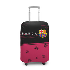 Чехол для чемодана 3D с принтом BARCELONA / БАРСЕЛОНА , 86% полиэфир, 14% спандекс | двустороннее нанесение принта, прорези для ручек и колес | barca | barcelona | barsa | barselona | fcb | logo | messi | барса | барселона | знак | клуб | лого | логотип | логотипы | месси | символ | символы | футбол | футбольная | футбольный