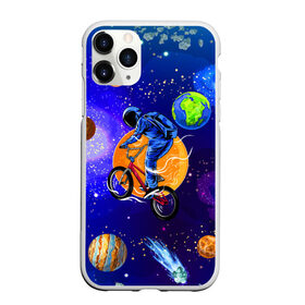Чехол для iPhone 11 Pro Max матовый с принтом Space bicycle , Силикон |  | astronaut | bicycle | comet | cosmos | earth | jupiter | mars | moon | saturn | space | spacesuit | star | астронавт | велосипед | звезда | земля | комета | космонавт | космос | луна | марс | сатурн | скафандр | юлитер