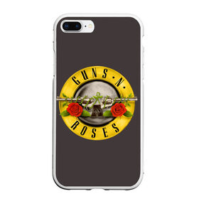 Чехол для iPhone 7Plus/8 Plus матовый с принтом Guns n Roses , Силикон | Область печати: задняя сторона чехла, без боковых панелей | music | rock | группа | звезда | рок