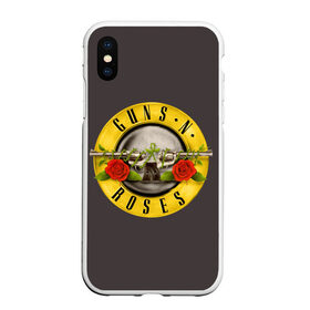 Чехол для iPhone XS Max матовый с принтом Guns n Roses , Силикон | Область печати: задняя сторона чехла, без боковых панелей | music | rock | группа | звезда | рок