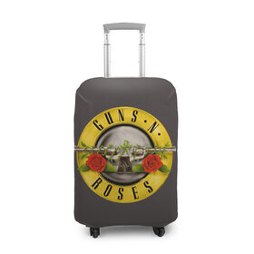 Чехол для чемодана 3D с принтом Guns n Roses , 86% полиэфир, 14% спандекс | двустороннее нанесение принта, прорези для ручек и колес | music | rock | группа | звезда | рок