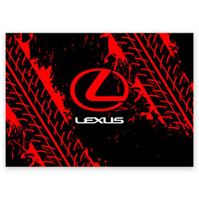 Поздравительная открытка с принтом LEXUS / ЛЕКСУС , 100% бумага | плотность бумаги 280 г/м2, матовая, на обратной стороне линовка и место для марки
 | Тематика изображения на принте: auto | lexus | logo | moto | symbol | авто | автомобиль | гонки | лексус | лого | логотип | логотипы | марка | машина | мото | символ | символы