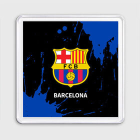 Магнит 55*55 с принтом BARCELONA / БАРСЕЛОНА , Пластик | Размер: 65*65 мм; Размер печати: 55*55 мм | Тематика изображения на принте: barca | barcelona | barsa | barselona | fcb | logo | messi | барса | барселона | знак | клуб | лого | логотип | логотипы | месси | символ | символы | футбол | футбольная | футбольный