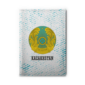 Обложка для автодокументов с принтом KAZAKHSTAN / КАЗАХСТАН , натуральная кожа |  размер 19,9*13 см; внутри 4 больших “конверта” для документов и один маленький отдел — туда идеально встанут права | flag | kazakhstan | qazaqstan | герб | захах | казахстан | кахахи | лого | нур султан | республика | символ | страна | флаг