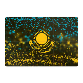 Магнитный плакат 3Х2 с принтом КАЗАХСТАН / KAZAKHSTAN , Полимерный материал с магнитным слоем | 6 деталей размером 9*9 см | flag | kazakhstan | qazaqstan | герб | захах | казахстан | кахахи | лого | нур султан | республика | символ | страна | флаг
