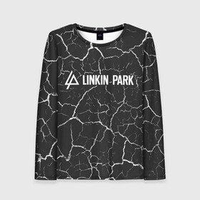 Женский лонгслив 3D с принтом LINKIN PARK / ЛИНКИН ПАРК , 100% полиэстер | длинные рукава, круглый вырез горловины, полуприлегающий силуэт | linkin | linkinpark | logo | lp | music | park | rock | линкин | линкинпарк | лого | логотип | логотипы | лп | музыка | парк | рок | символ