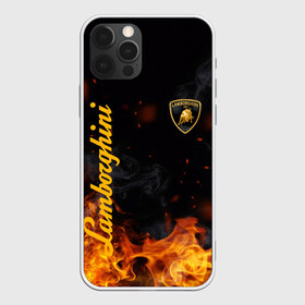 Чехол для iPhone 12 Pro Max с принтом LAMBORGHINI , Силикон |  | 2020 | auto | lamborghini | sport | авто | автомобиль | автомобильные | бренд | ламборгини | ламборджини | марка | машины | спорт