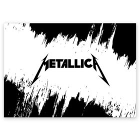 Поздравительная открытка с принтом METALLICA / МЕТАЛЛИКА , 100% бумага | плотность бумаги 280 г/м2, матовая, на обратной стороне линовка и место для марки
 | Тематика изображения на принте: hetfield | james | logo | metal | metalica | metallica | music | rock | star | джеймс | звезда | знак | ларс | лого | логотип | логотипы | метал | металика | металлика | музыка | рок | символ | символы | ульрих | хэтфилд