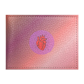 Обложка для студенческого билета с принтом Сердечко на розовом фоне , натуральная кожа | Размер: 11*8 см; Печать на всей внешней стороне | круг | любовь | неон | полосатый | розовый | сердце | сияние | фиолетовый