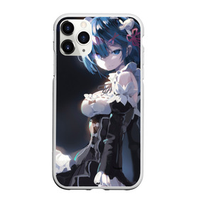 Чехол для iPhone 11 Pro матовый с принтом Rem , Силикон |  | kawaii | re zero | re:zero | re:zero жизнь с нуля в альтернативном мире | rezero | арт | блики | голубые глаза | горничная | демоница | каре | маленькая девочка | однорогий демон | рем | синеволосая девочка | субару