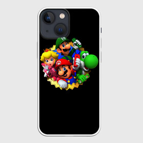 Чехол для iPhone 13 mini с принтом Марио ,  |  | 35 | mario | mario 3d all stars | mario 3d world | mario bros | super mario | марио