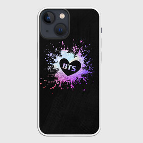 Чехол для iPhone 13 mini с принтом BTS ,  |  | bts | cute | heat | k pop | korean | бтс | жест | кпоп | милый | сердце
