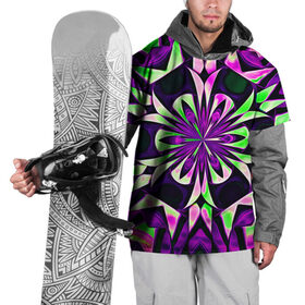 Накидка на куртку 3D с принтом Kaleidoscope , 100% полиэстер |  | Тематика изображения на принте: abstraction | fractal | kaleidoscope | light green | pattern | purple | symmetry | абстракция | калейдоскоп | салатовый | симметрия | узор | фиолетовый | фрактал