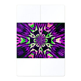 Магнитный плакат 2Х3 с принтом Kaleidoscope , Полимерный материал с магнитным слоем | 6 деталей размером 9*9 см | Тематика изображения на принте: abstraction | fractal | kaleidoscope | light green | pattern | purple | symmetry | абстракция | калейдоскоп | салатовый | симметрия | узор | фиолетовый | фрактал
