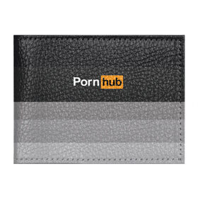 Обложка для студенческого билета с принтом Pornhub , натуральная кожа | Размер: 11*8 см; Печать на всей внешней стороне | brazzers | hub | бразерс | браззерс