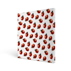 Холст квадратный с принтом Нашествие божьих коровок , 100% ПВХ |  | animals | cute | girl | ladybug | nature | pattern | red | summer | бабочки | божьи коровки | божья коровка | горошек | девушкам | животные | жук | жуки | кружочки | крылья | лето | милые | насекомые | паттерн | пауки | подарок