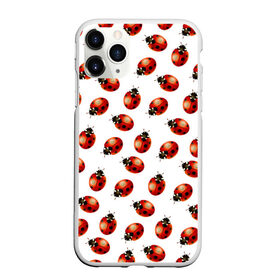 Чехол для iPhone 11 Pro матовый с принтом Нашествие божьих коровок , Силикон |  | animals | cute | girl | ladybug | nature | pattern | red | summer | бабочки | божьи коровки | божья коровка | горошек | девушкам | животные | жук | жуки | кружочки | крылья | лето | милые | насекомые | паттерн | пауки | подарок