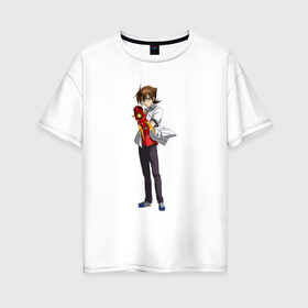 Женская футболка хлопок Oversize с принтом Демоны старшей школы , 100% хлопок | свободный крой, круглый ворот, спущенный рукав, длина до линии бедер
 | 