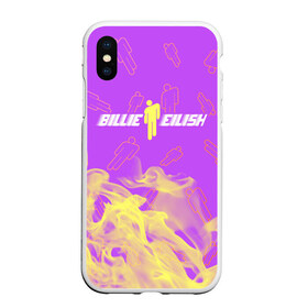 Чехол для iPhone XS Max матовый с принтом BILLIE EILISH БИЛЛИ АЙЛИШ , Силикон | Область печати: задняя сторона чехла, без боковых панелей | album | bad | bellyache | bilie | billie | blohsh | eilish | elish | ghoul | guy | logo | music | symbol | айлиш | айлишь | альбом | беляш | били | билли | блош | гуль | лого | логотип | музыка | певица | символ | эйлиш