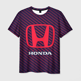 Мужская футболка 3D с принтом HONDA / ХОНДА , 100% полиэфир | прямой крой, круглый вырез горловины, длина до линии бедер | Тематика изображения на принте: accord | auto | civic | crv | honda | jylf | logo | moto | motors | racing | sport | авто | автомобиль | аккорд | гонки | гоночный | лого | логотип | логотипы | марка | мото | моторс | мотоцикл | рщтвф | серия | символ | символы | спорт