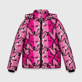 Зимняя куртка для мальчиков 3D с принтом Pink pattern , ткань верха — 100% полиэстер; подклад — 100% полиэстер, утеплитель — 100% полиэстер | длина ниже бедра, удлиненная спинка, воротник стойка и отстегивающийся капюшон. Есть боковые карманы с листочкой на кнопках, утяжки по низу изделия и внутренний карман на молнии. 

Предусмотрены светоотражающий принт на спинке, радужный светоотражающий элемент на пуллере молнии и на резинке для утяжки | ears | eyes | fashion | muzzle | pattern | pink | vanguard | wolf | авангард | волк | глаза | мода | розовый | узор | уши