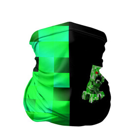 Бандана-труба 3D с принтом MINECRAFT CREEPER , 100% полиэстер, ткань с особыми свойствами — Activecool | плотность 150‒180 г/м2; хорошо тянется, но сохраняет форму | Тематика изображения на принте: blox | creeper | dungeons | game | geometry | green | neon | pixel | steve | алекс | детям | зелень | игра | кислотный | крипер | куб | логотипы игр | майнкрафт | мальчикам | мобы | неоновый | пиксель | пиксельный | подземелья