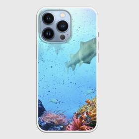 Чехол для iPhone 13 Pro с принтом акулы ,  |  | Тематика изображения на принте: аквариум | акула | море | морской житель | океан