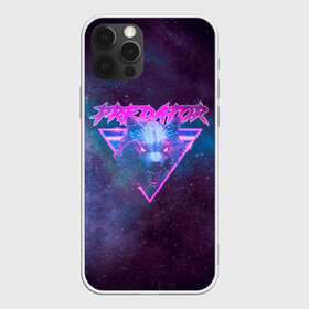 Чехол для iPhone 12 Pro Max с принтом Predator Neon , Силикон |  | galaxy | neon | neon art | predator | retro | retrowave | space | stars | wolf | wulf | волк | галактика | голова волка | звезды | зверь | космос | надпись | неон | неон арт | неоновый нуар | неонуар | нуар | ретровейв | хищник