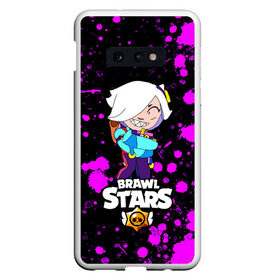 Чехол для Samsung S10E с принтом Brawl Stars Колетта , Силикон | Область печати: задняя сторона чехла, без боковых панелей | bibi | crow | koletta | leon | nita | sandy | wings | бравл старс | брызги | герои | девочкам | демон | детям | единорог | звезда | звездные | колетт | краска | крылья | леон | логотипы игр | неоновые | персонажи | сенди