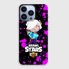 Чехол для iPhone 13 Pro с принтом Brawl Stars Колетта ,  |  | bibi | crow | koletta | leon | nita | sandy | wings | бравл старс | брызги | герои | девочкам | демон | детям | единорог | звезда | звездные | колетт | краска | крылья | леон | логотипы игр | неоновые | персонажи | сенди