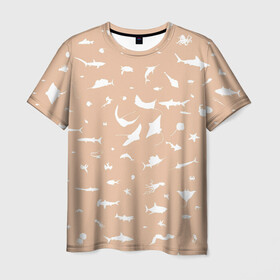 Мужская футболка 3D с принтом Manta 2 , 100% полиэфир | прямой крой, круглый вырез горловины, длина до линии бедер | dolphin | fish | killer whale | manta | see life | shark | акула | дельфин | касатка | морские жители | рыба