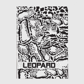 Постер с принтом Leopard , 100% бумага
 | бумага, плотность 150 мг. Матовая, но за счет высокого коэффициента гладкости имеет небольшой блеск и дает на свету блики, но в отличии от глянцевой бумаги не покрыта лаком | дикий | животные | кошка | леопард | пятна